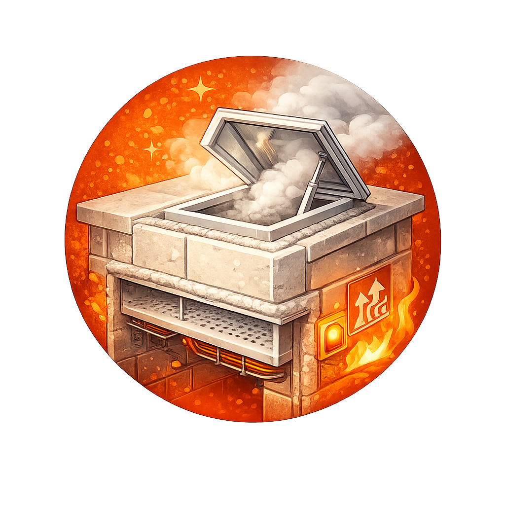 Trappe de désenfumage et protection incendie passive